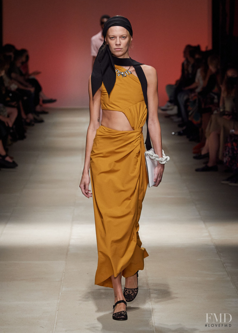 Lexi Boling featured in  the Salvatore Ferragamo fashion show for Spring/Summer 2022