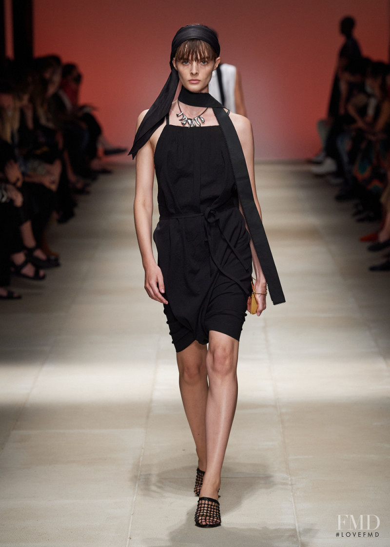 Aylah Peterson featured in  the Salvatore Ferragamo fashion show for Spring/Summer 2022