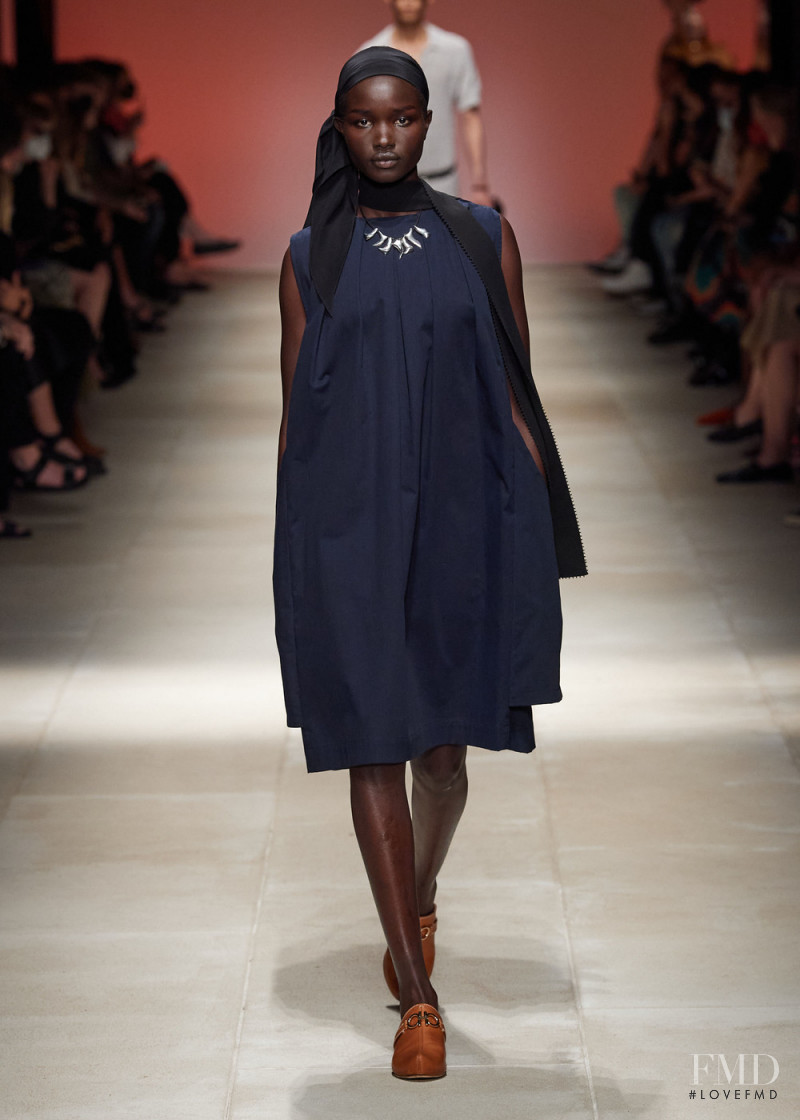 Akon Changkou featured in  the Salvatore Ferragamo fashion show for Spring/Summer 2022