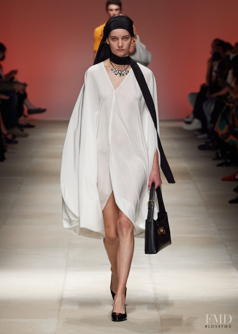 Alina Bolotina featured in  the Salvatore Ferragamo fashion show for Spring/Summer 2022