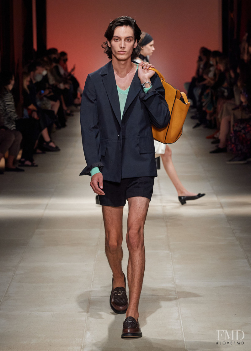 Dries Haseldonckx featured in  the Salvatore Ferragamo fashion show for Spring/Summer 2022