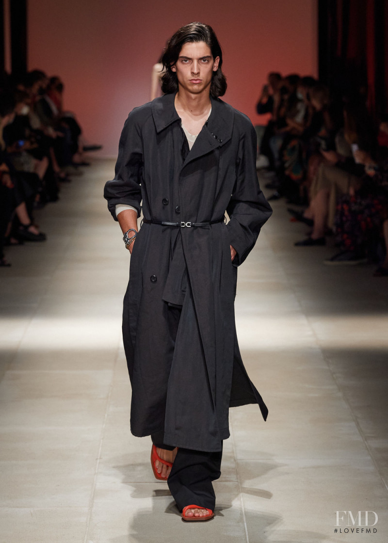 Thomas Revoirard featured in  the Salvatore Ferragamo fashion show for Spring/Summer 2022