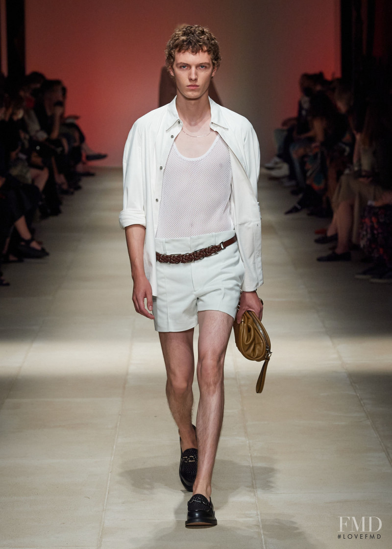 Daan Duez featured in  the Salvatore Ferragamo fashion show for Spring/Summer 2022
