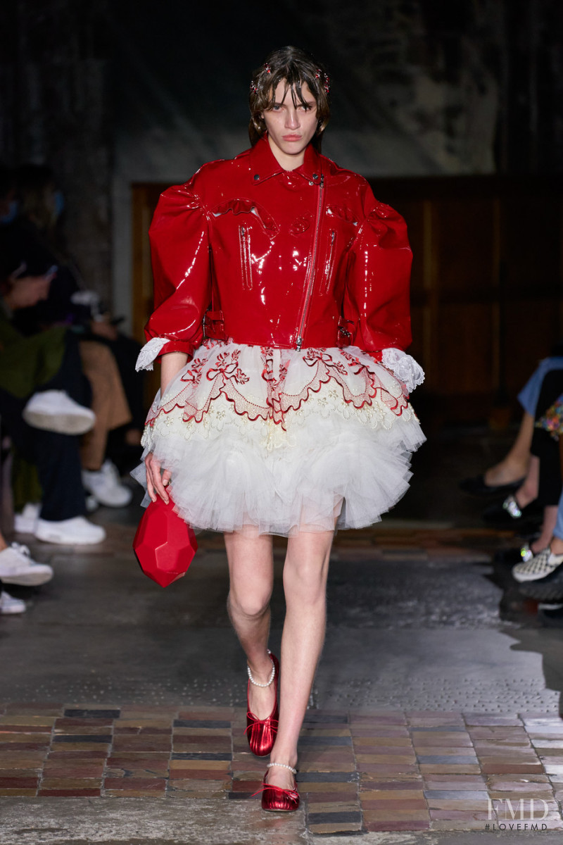 Alice Cooper featured in  the Simone Rocha fashion show for Spring/Summer 2022