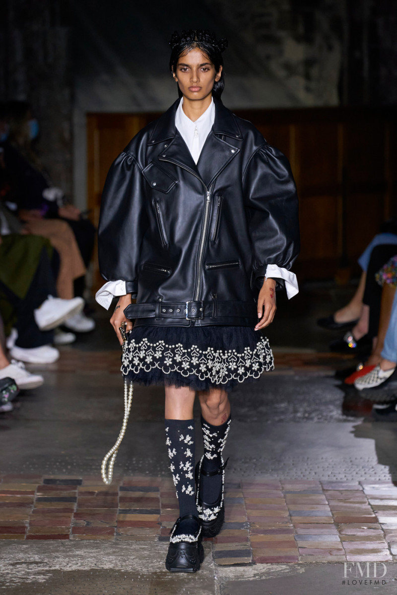 Anjali Torvi featured in  the Simone Rocha fashion show for Spring/Summer 2022