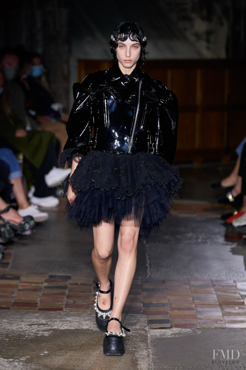 Devon Ross featured in  the Simone Rocha fashion show for Spring/Summer 2022