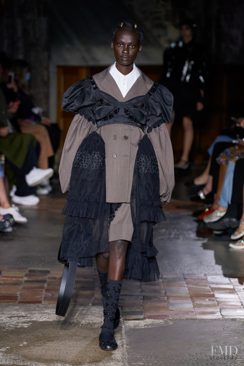 Aliet Sarah Isaiah featured in  the Simone Rocha fashion show for Spring/Summer 2022