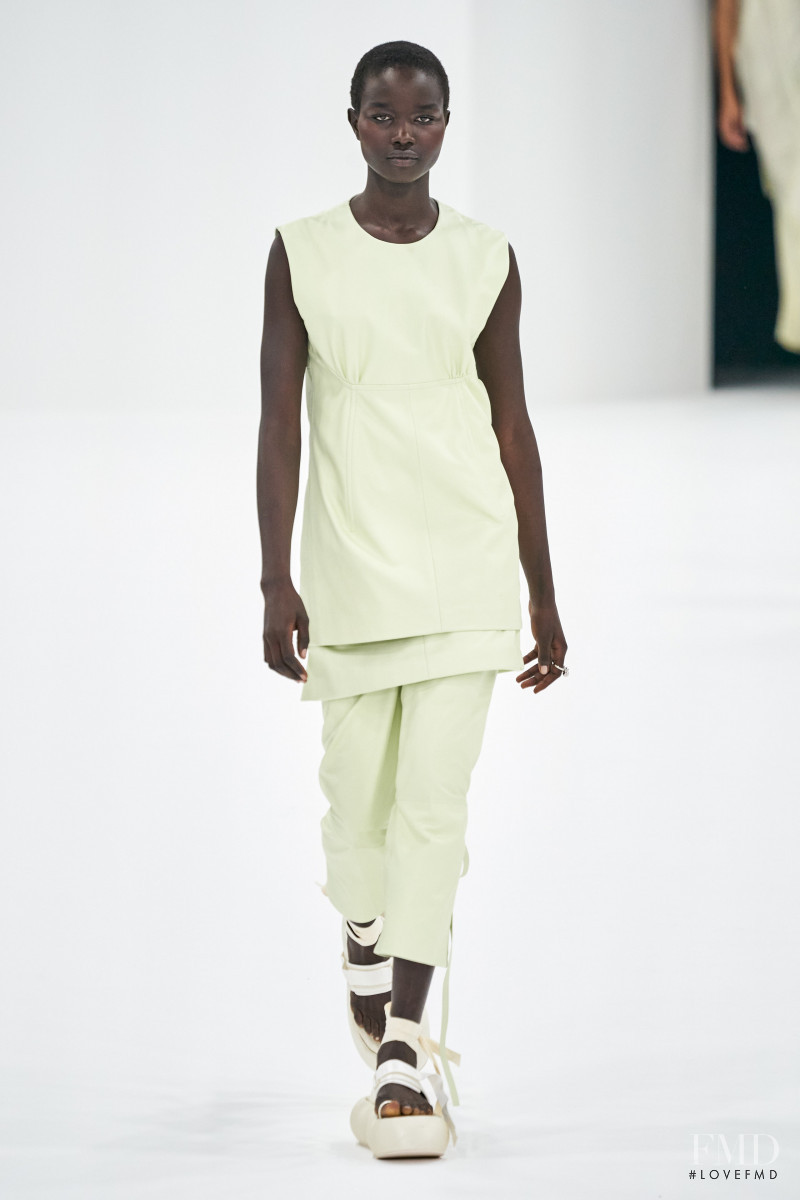 Akon Changkou featured in  the Sportmax fashion show for Spring/Summer 2022