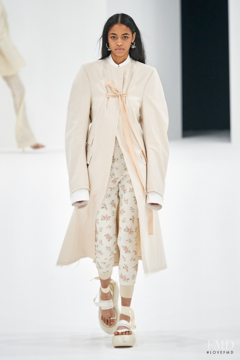 Daisy Oh featured in  the Sportmax fashion show for Spring/Summer 2022