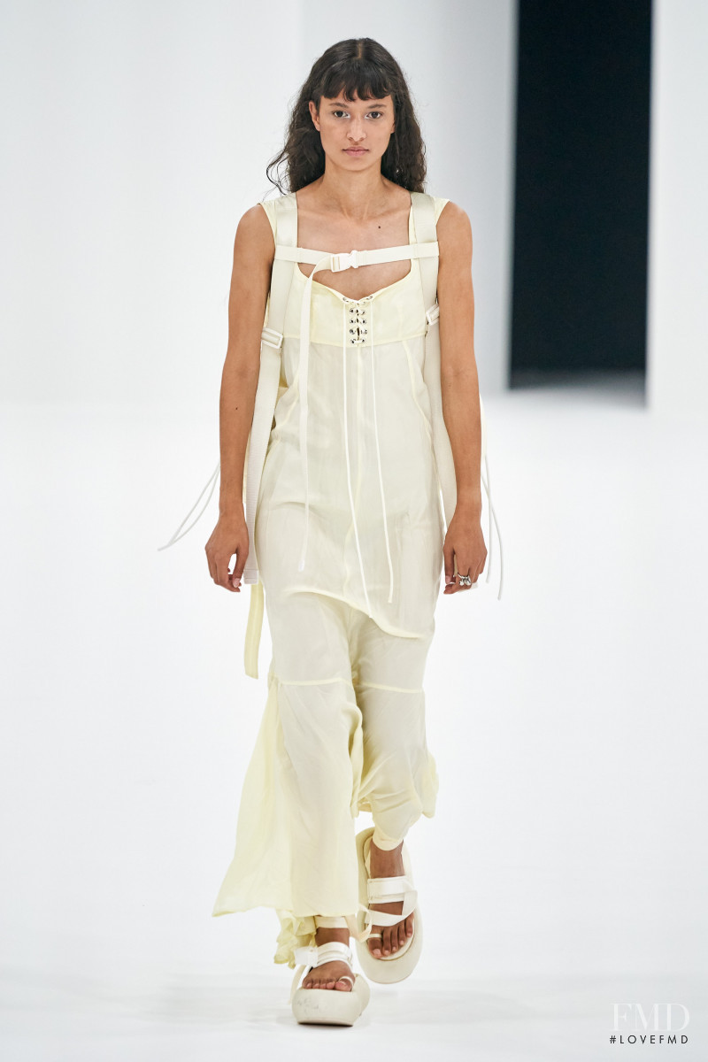 Oudey Egone featured in  the Sportmax fashion show for Spring/Summer 2022
