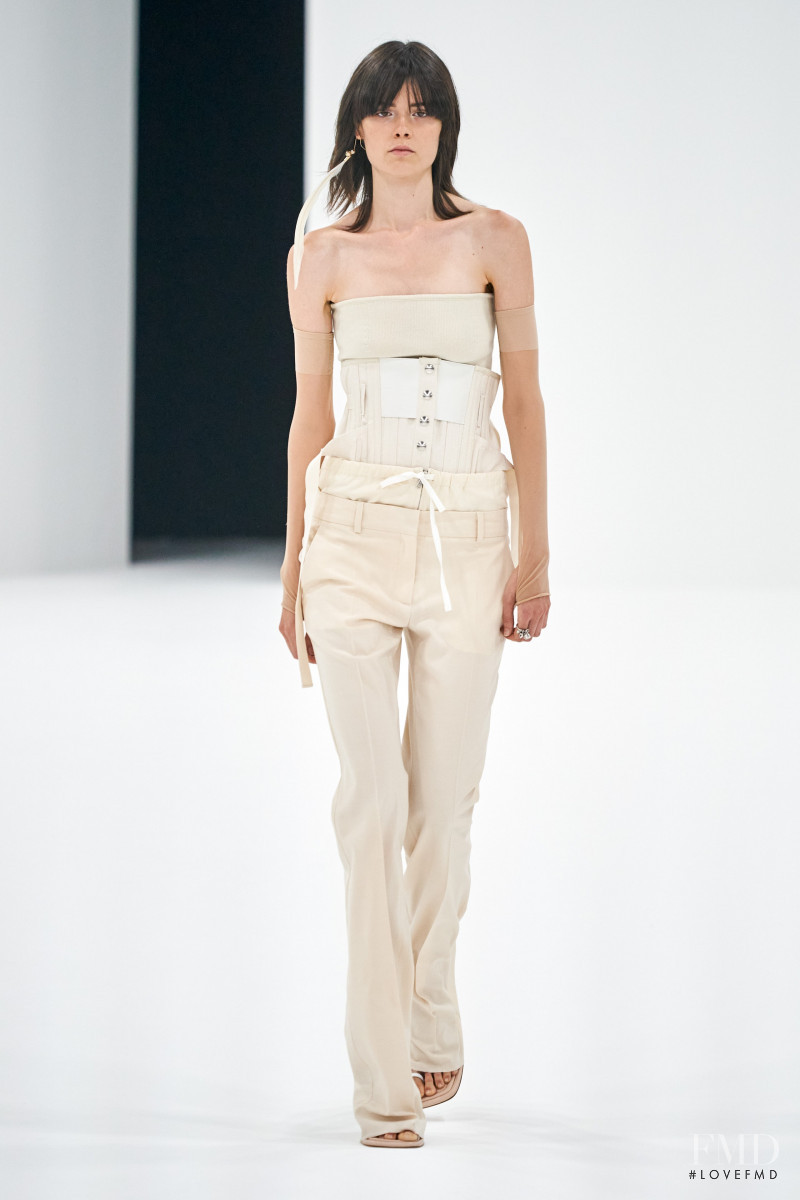 Julie Topsy featured in  the Sportmax fashion show for Spring/Summer 2022
