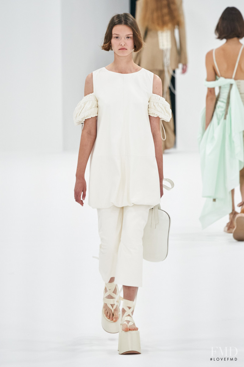 Anastasiia Britsyna featured in  the Sportmax fashion show for Spring/Summer 2022