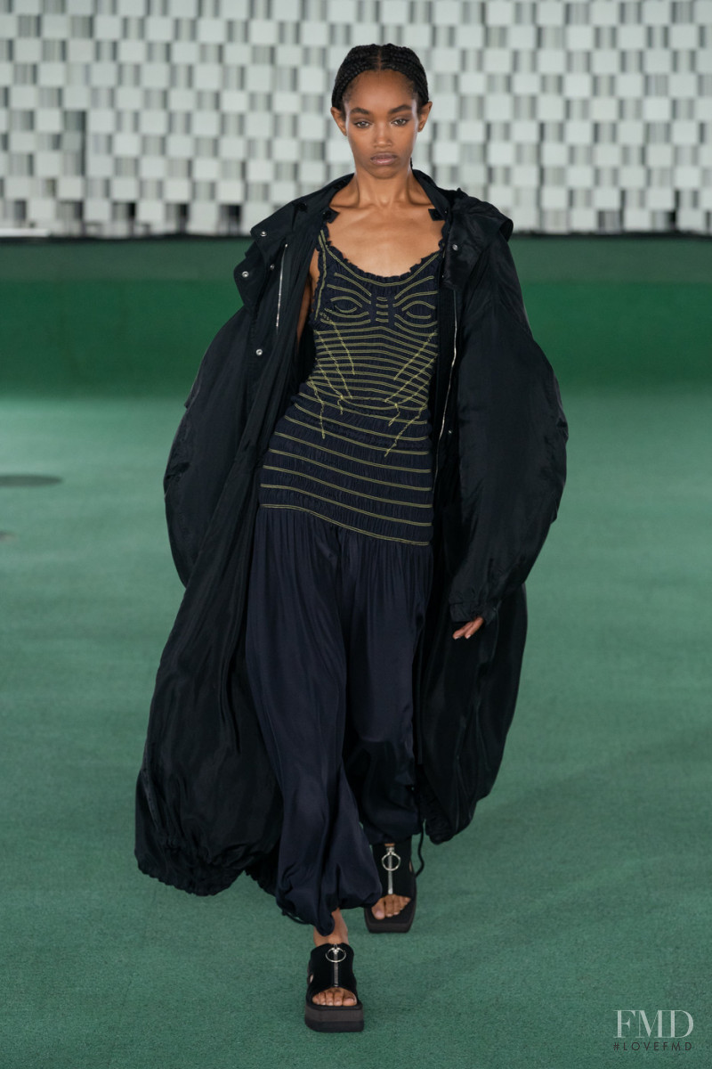 Majesty Amare featured in  the Stella McCartney fashion show for Spring/Summer 2022