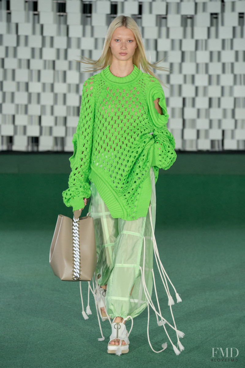 Evelina Lauren featured in  the Stella McCartney fashion show for Spring/Summer 2022