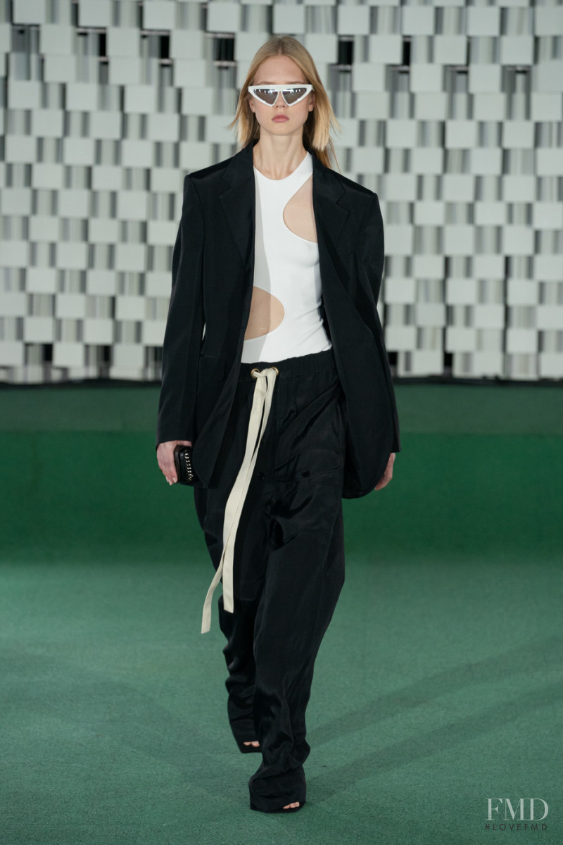 Rebecca Leigh Longendyke featured in  the Stella McCartney fashion show for Spring/Summer 2022