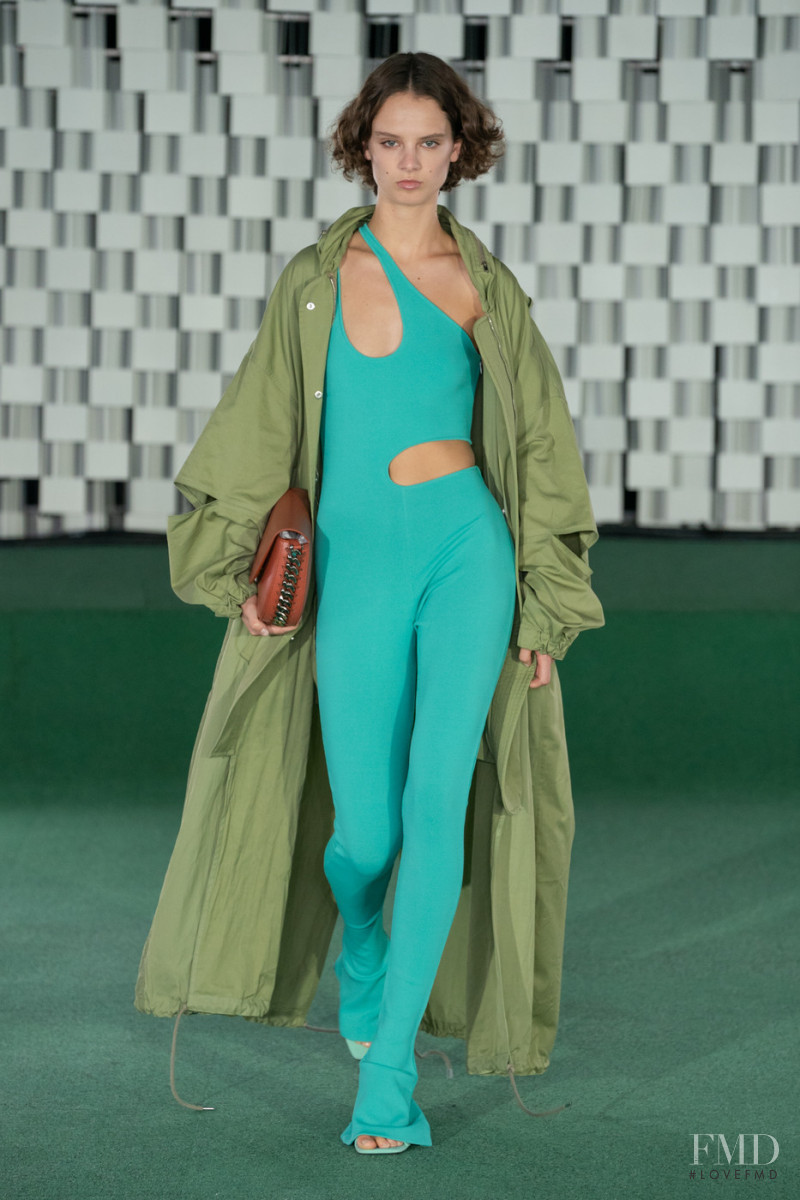 Giselle Norman featured in  the Stella McCartney fashion show for Spring/Summer 2022