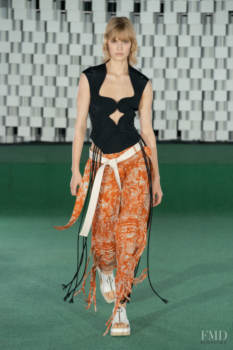 Aivita Muze featured in  the Stella McCartney fashion show for Spring/Summer 2022