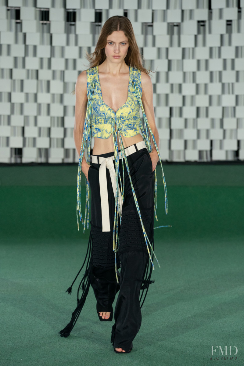 Felice Noordhoff featured in  the Stella McCartney fashion show for Spring/Summer 2022