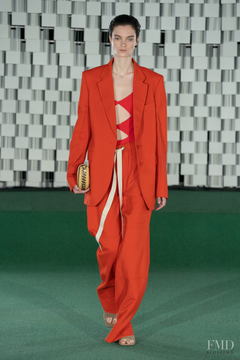Tanya Churbanova featured in  the Stella McCartney fashion show for Spring/Summer 2022