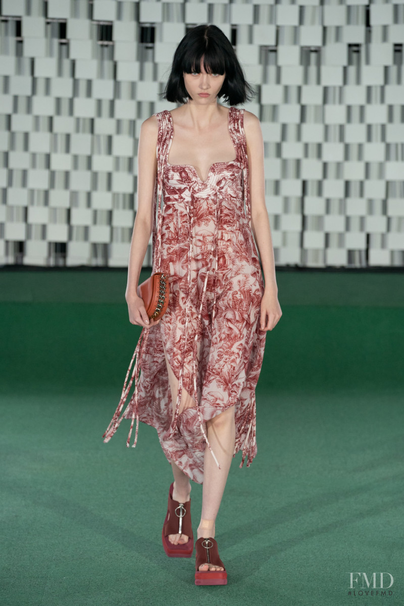 Sofia Steinberg featured in  the Stella McCartney fashion show for Spring/Summer 2022