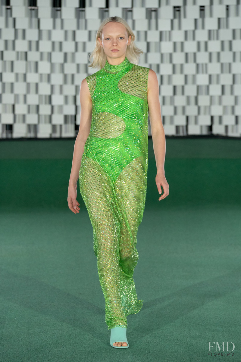 Fran Summers featured in  the Stella McCartney fashion show for Spring/Summer 2022