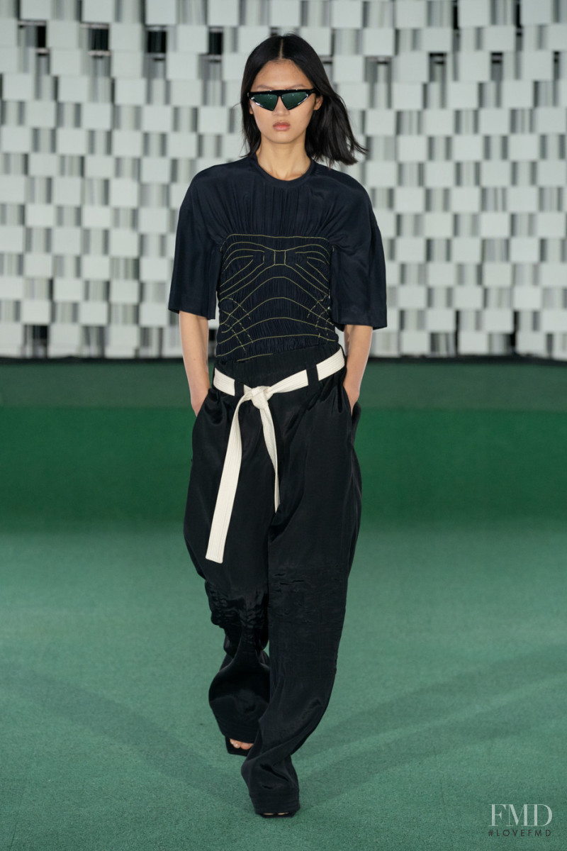 Yilan Hua featured in  the Stella McCartney fashion show for Spring/Summer 2022
