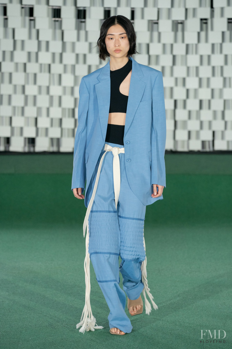 Vilma Sjöberg featured in  the Stella McCartney fashion show for Spring/Summer 2022