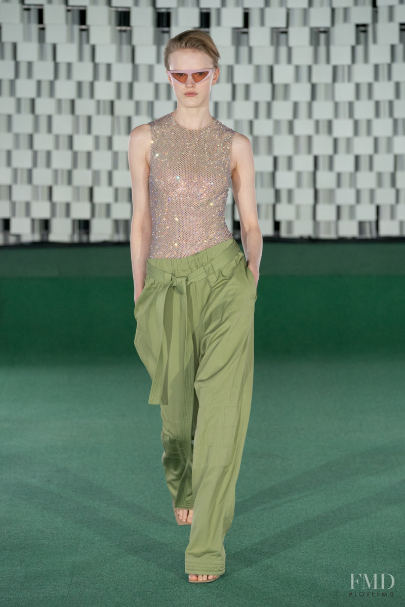 Hannah Motler featured in  the Stella McCartney fashion show for Spring/Summer 2022