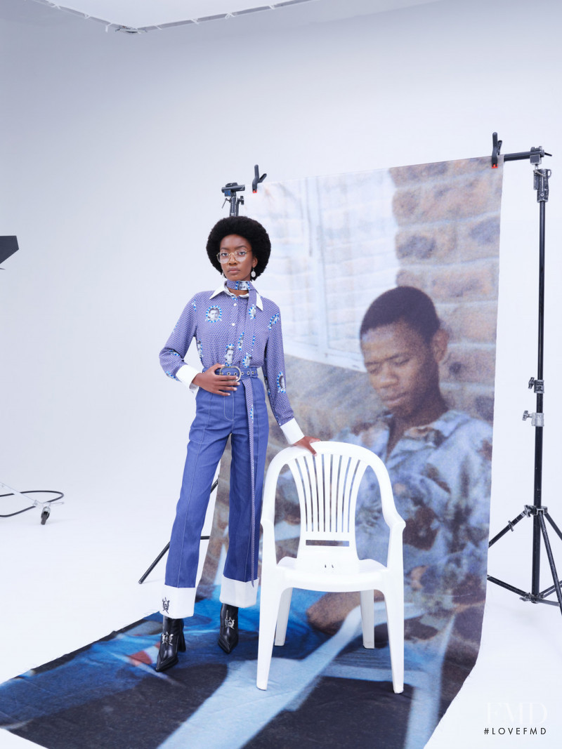Thebe Magugu lookbook for Spring/Summer 2022