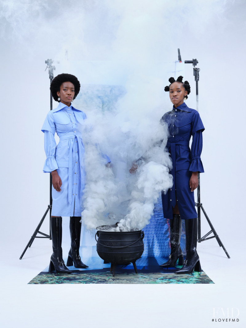 Thebe Magugu lookbook for Spring/Summer 2022