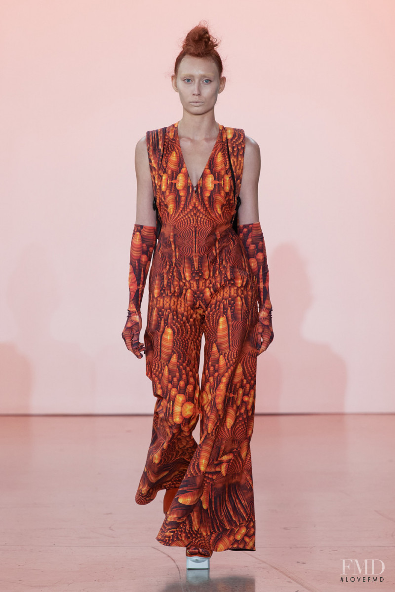 Emilia Bryan featured in  the three As Four fashion show for Spring/Summer 2022