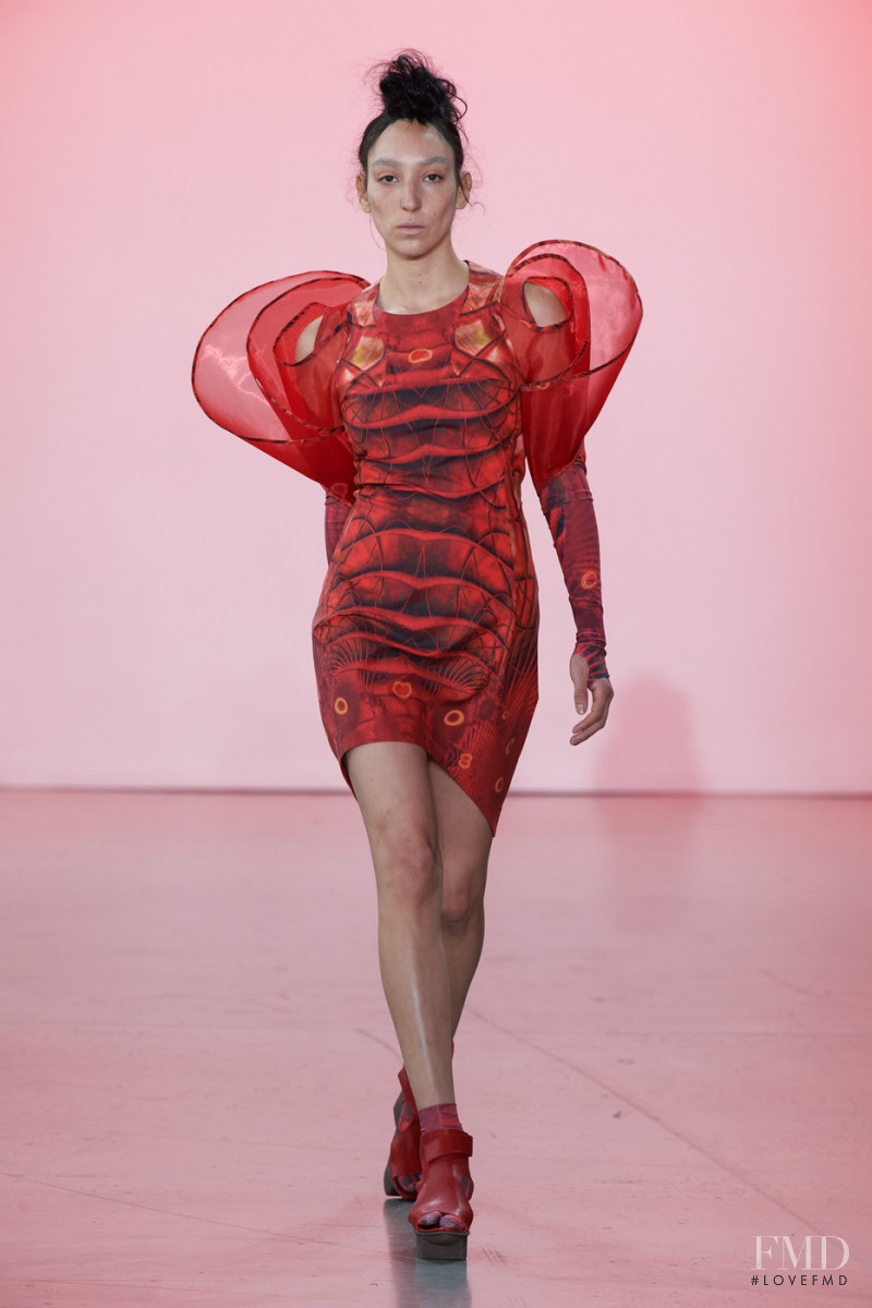 Andrea Carrazco featured in  the three As Four fashion show for Spring/Summer 2022