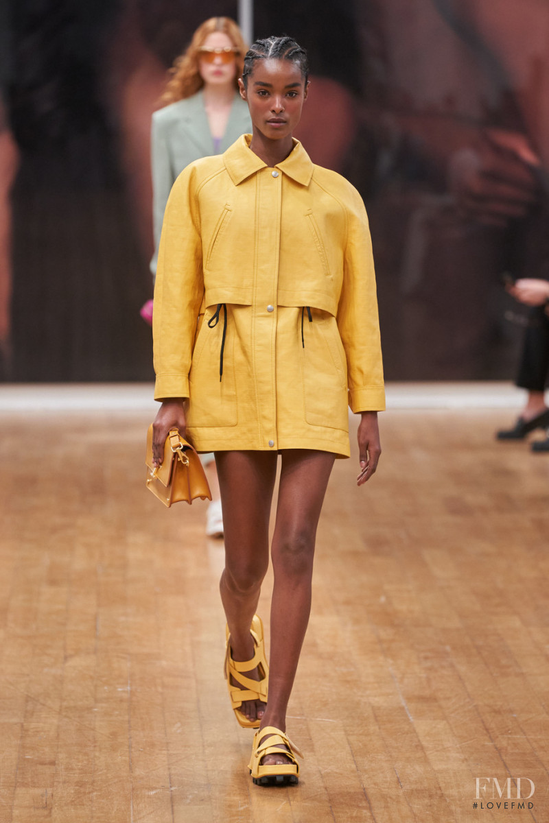 Malika Louback featured in  the Tod\'s fashion show for Spring/Summer 2022