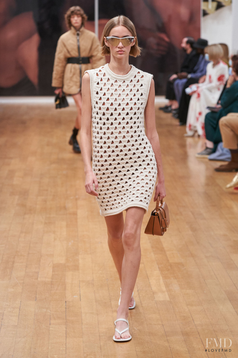 Quinn Elin Mora featured in  the Tod\'s fashion show for Spring/Summer 2022