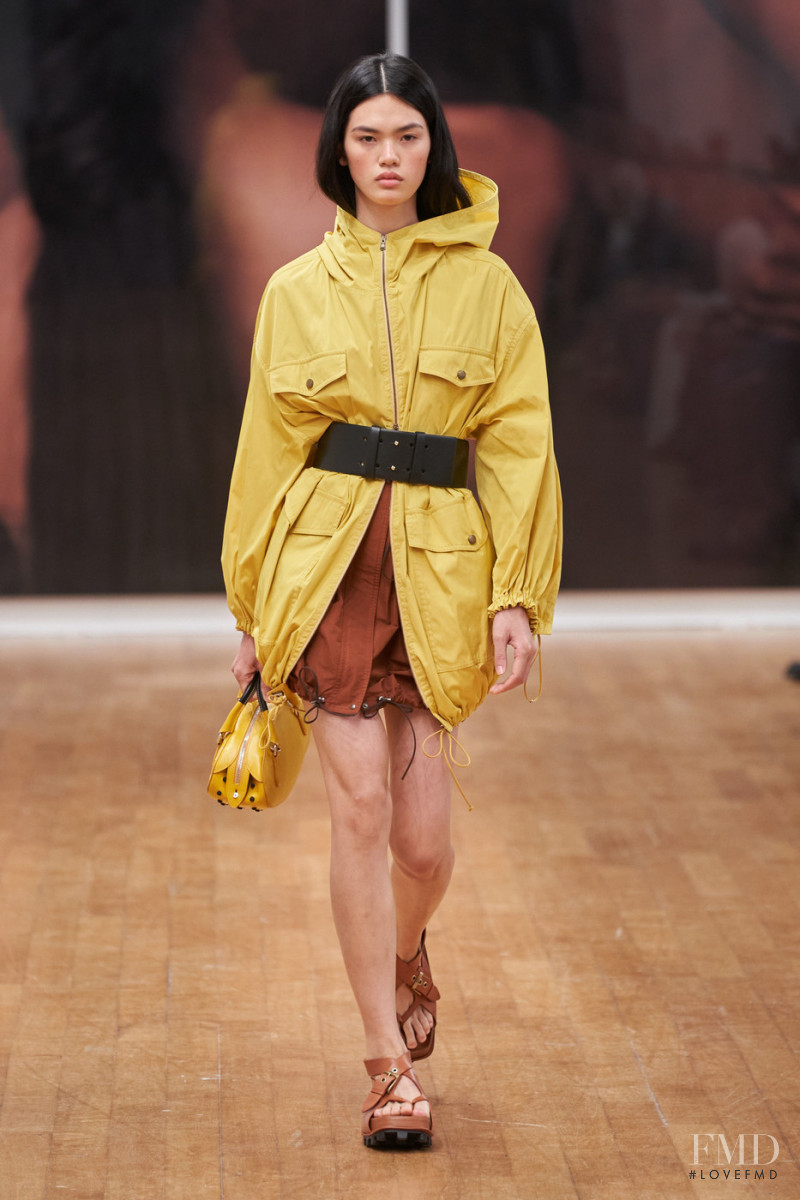 Qun Ye featured in  the Tod\'s fashion show for Spring/Summer 2022