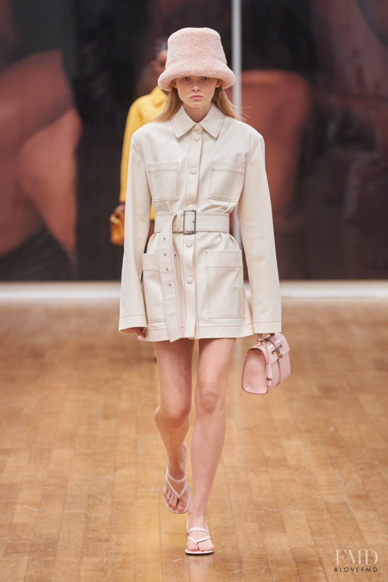 Evie Harris featured in  the Tod\'s fashion show for Spring/Summer 2022