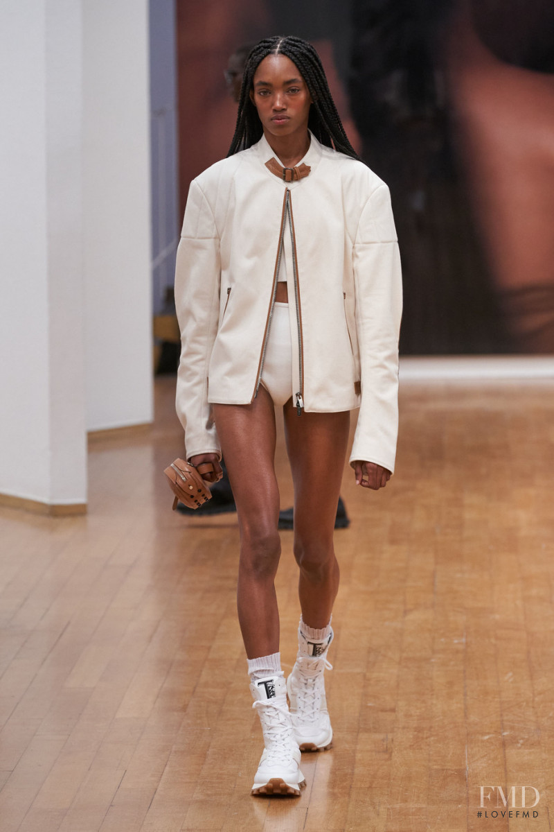 Majesty Amare featured in  the Tod\'s fashion show for Spring/Summer 2022