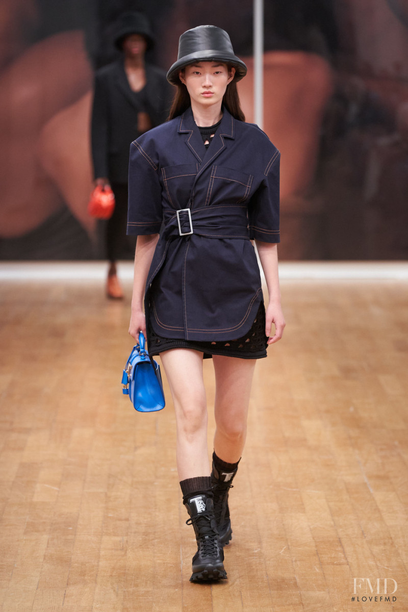 Hyun Ji Shin featured in  the Tod\'s fashion show for Spring/Summer 2022