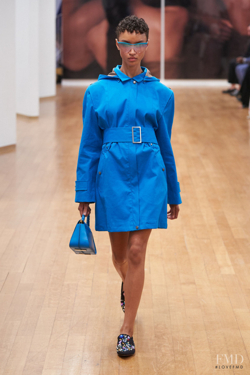 Georgia Palmer featured in  the Tod\'s fashion show for Spring/Summer 2022