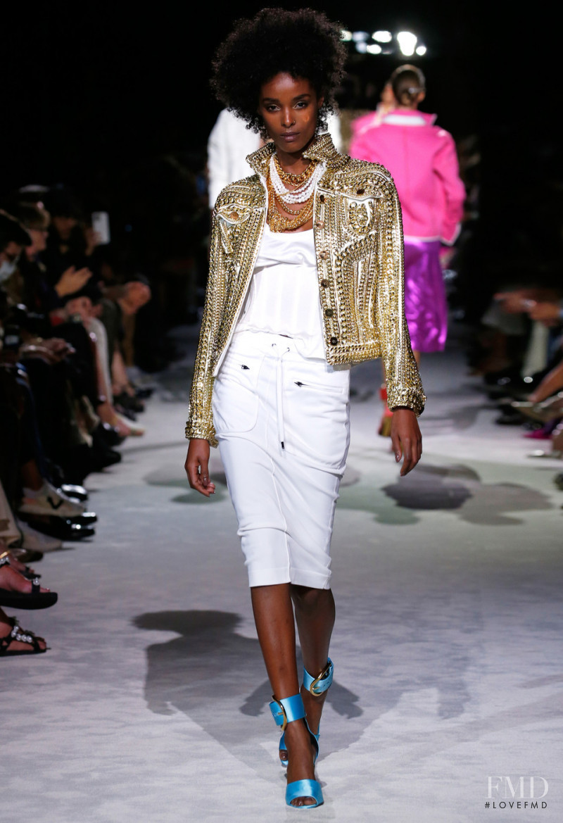 Malika Louback featured in  the Tom Ford fashion show for Spring/Summer 2022