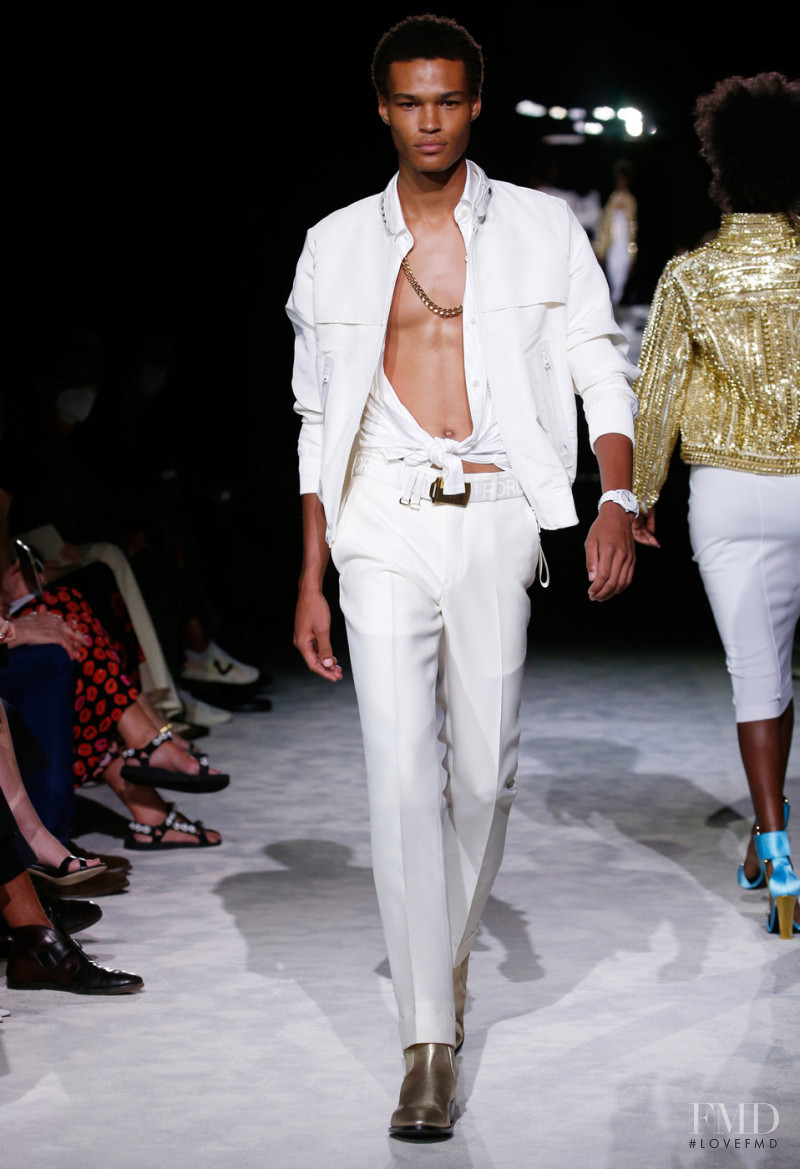 Luis Paredes featured in  the Tom Ford fashion show for Spring/Summer 2022