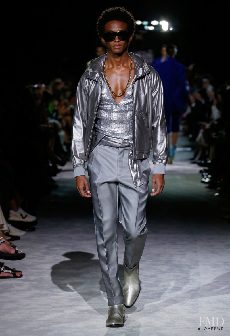 Stan Taylor featured in  the Tom Ford fashion show for Spring/Summer 2022