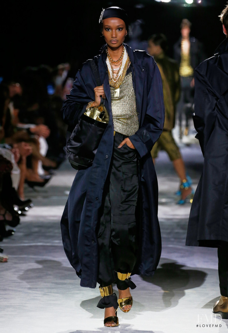 Ugbad Abdi featured in  the Tom Ford fashion show for Spring/Summer 2022