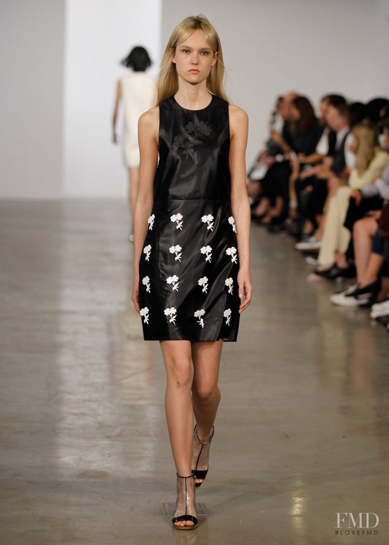 Harleth Kuusik featured in  the Calvin Klein 205W39NYC fashion show for Resort 2015