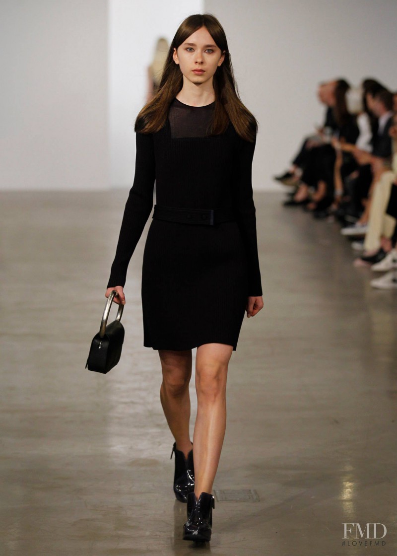 Melanie Culley featured in  the Calvin Klein 205W39NYC fashion show for Resort 2015