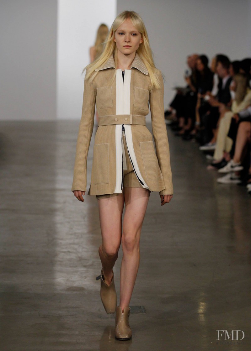 Maja Salamon featured in  the Calvin Klein 205W39NYC fashion show for Resort 2015