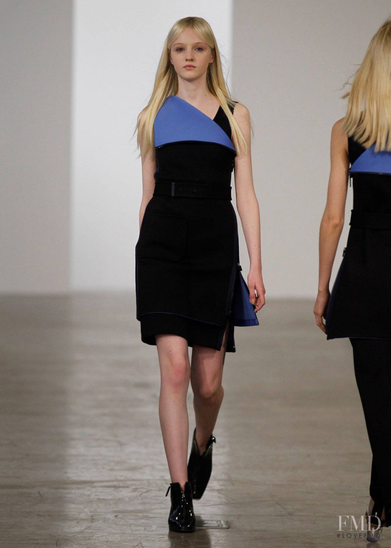 Harleth Kuusik featured in  the Calvin Klein 205W39NYC fashion show for Resort 2015