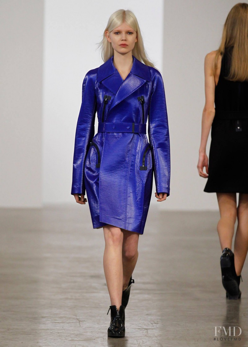 Ola Rudnicka featured in  the Calvin Klein 205W39NYC fashion show for Resort 2015