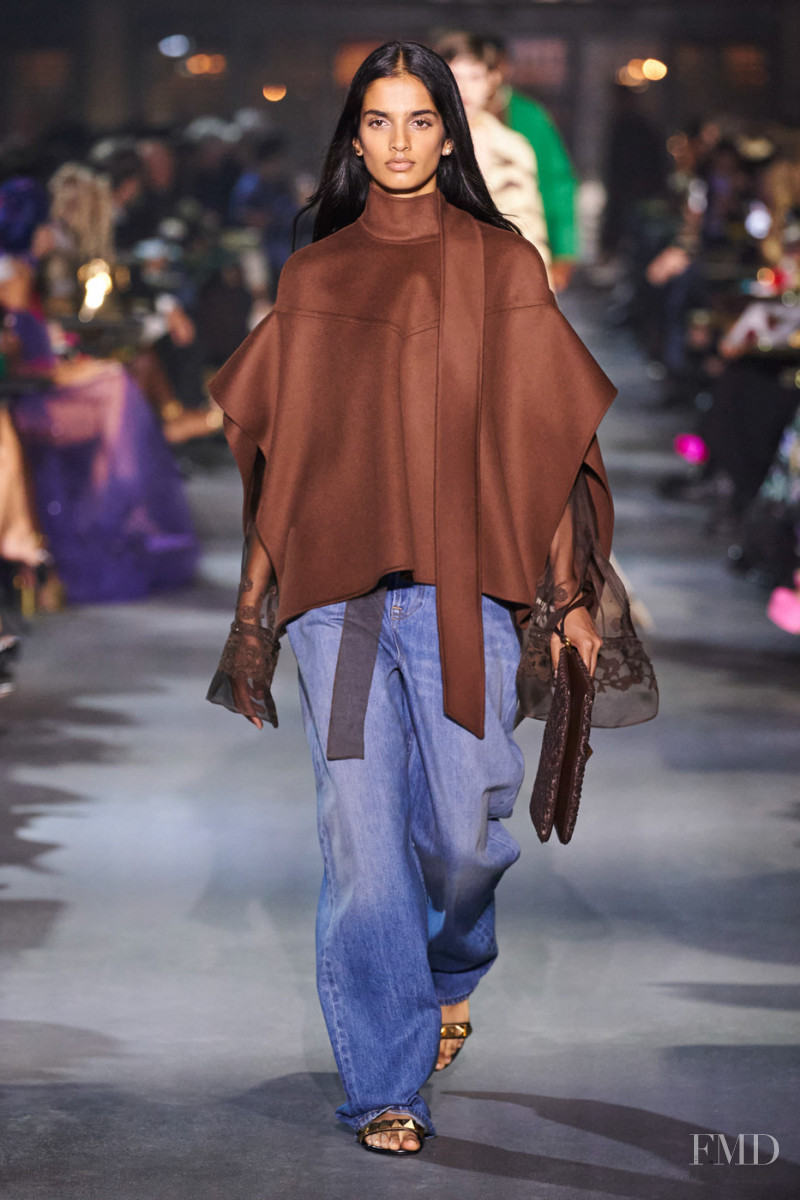 Anjali Torvi featured in  the Valentino fashion show for Spring/Summer 2022