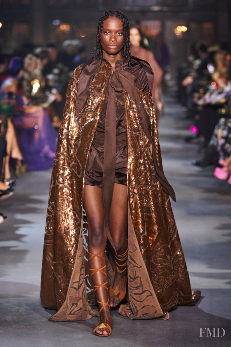 Beyonce Ambrose featured in  the Valentino fashion show for Spring/Summer 2022